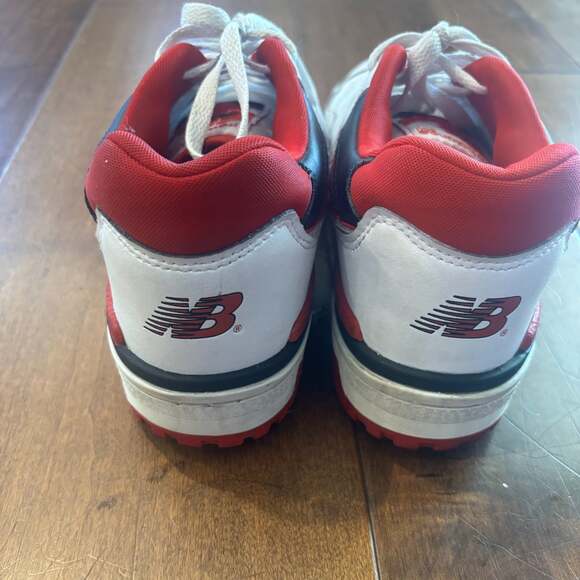 New Balance 550 BB550SE1 Men\'s Size 10.5 White Team Red Sneaker main image 9